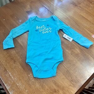 BEST SISTER EVER Long Sleeve Onsie